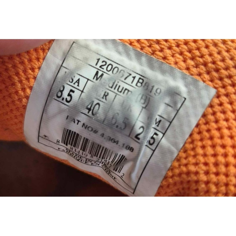 Brookes Switch 3 women's white sneakers orange/navy/gray‎ trim athletic sz. 8.5 - Picture 8 of 14